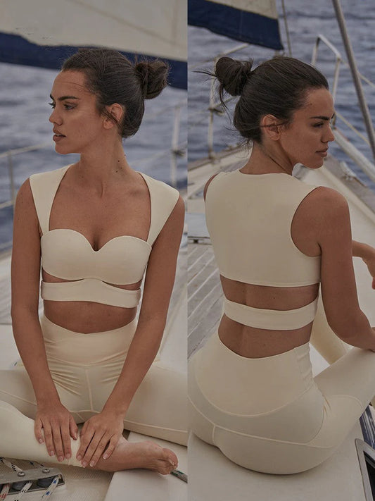 ARIA Sweetheart Wrap Crop Top