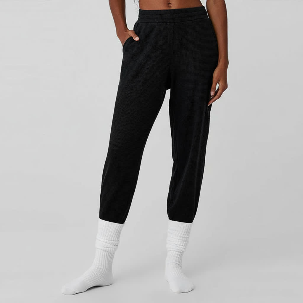 YARA WAFFLE LONG LOUNGE PANT