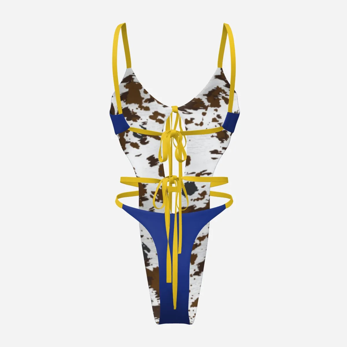 CANYON MUSE HIGH CUT REVERISIBLE MONOKINI TIE SWIMSUIT
