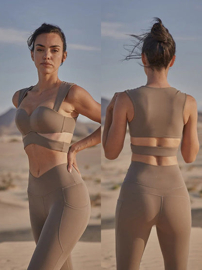 ARIA  Sweetheart Wrap Crop Top
