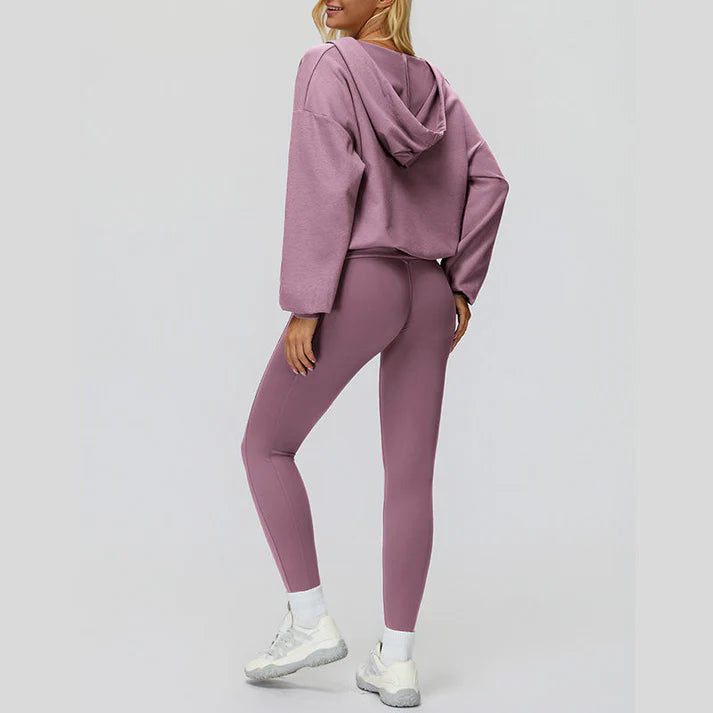 MARA V NECK HOODIE
