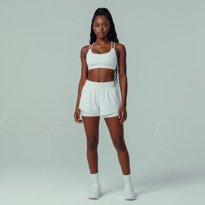 SERAPHINE 2 piece sports bra and Running Short