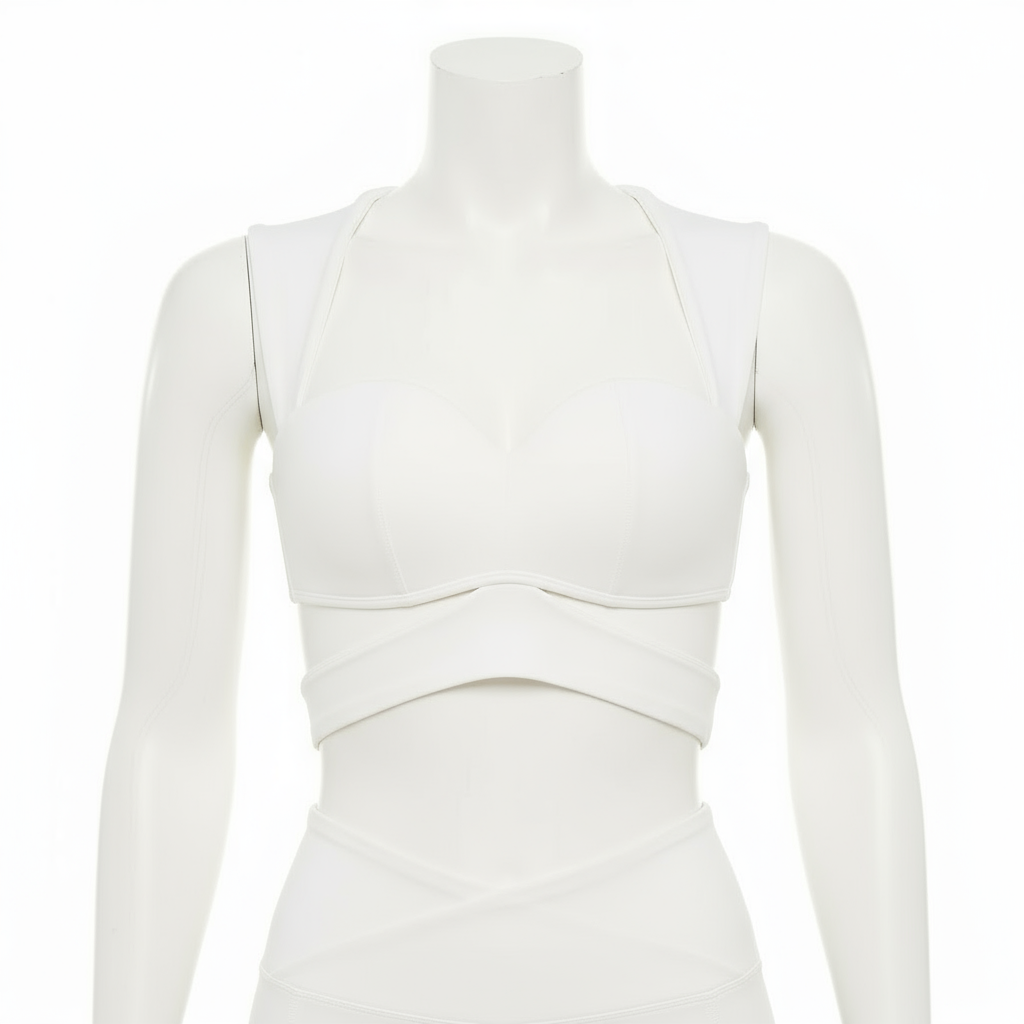 ARIA  Sweetheart Wrap Crop Top