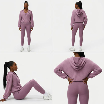 MARA V NECK PULL OVER HOODIE
