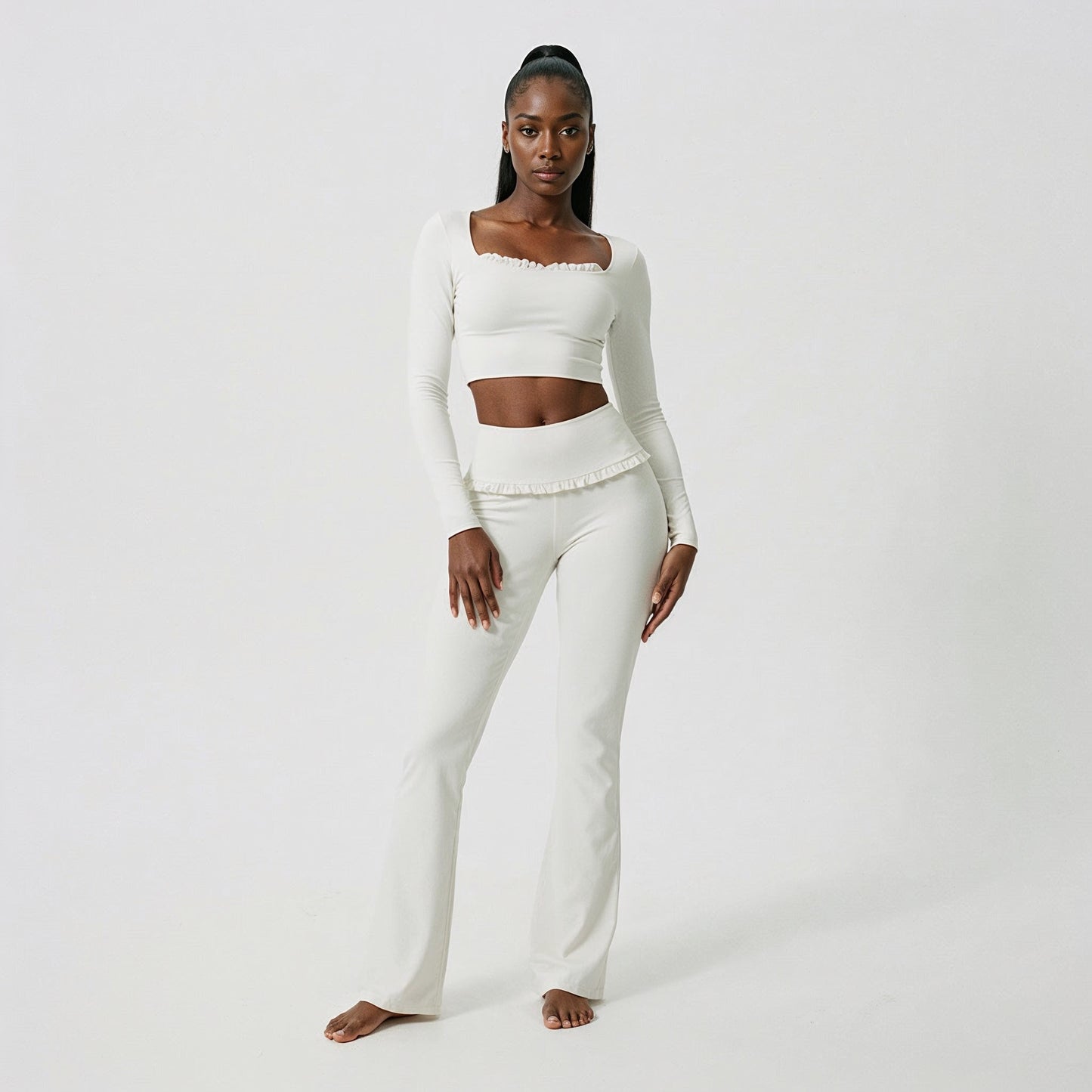 MAGDELENE 2 PIECE RUFFLE SET