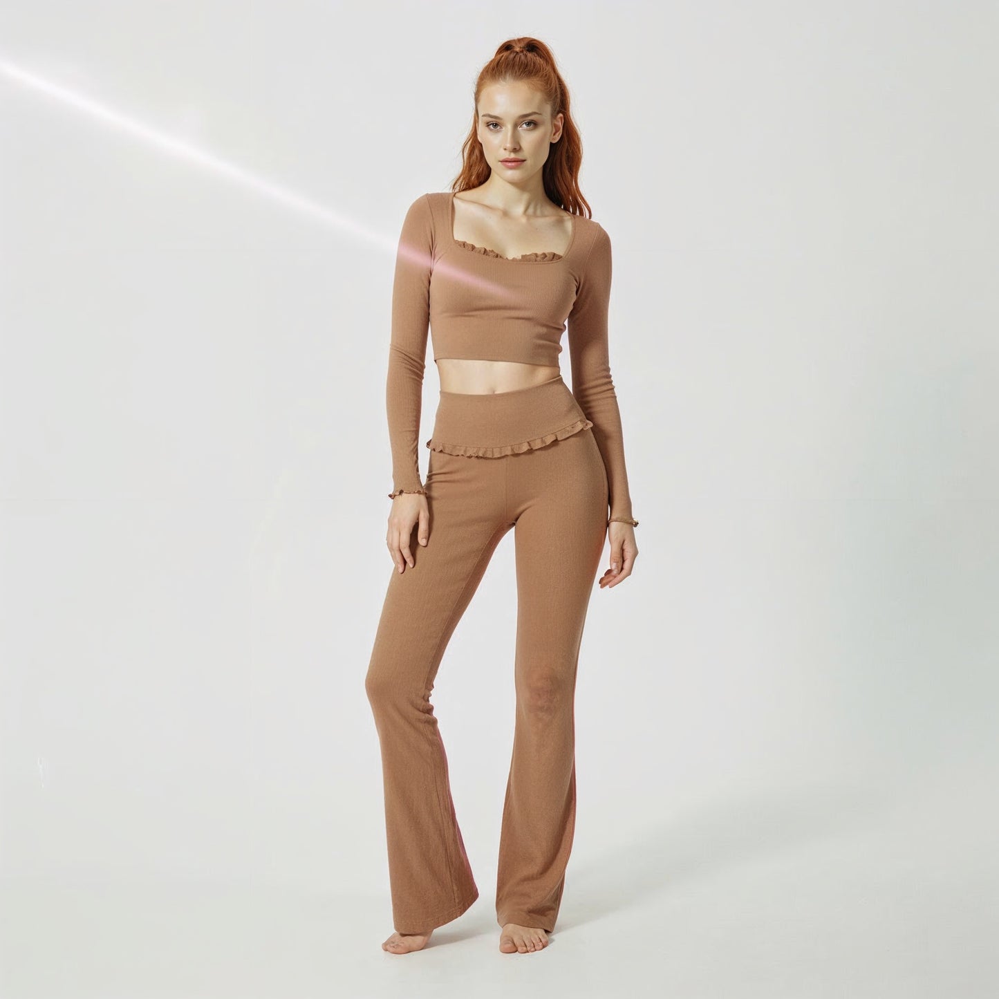 MAGDELENE 2 PIECE RUFFLE SET