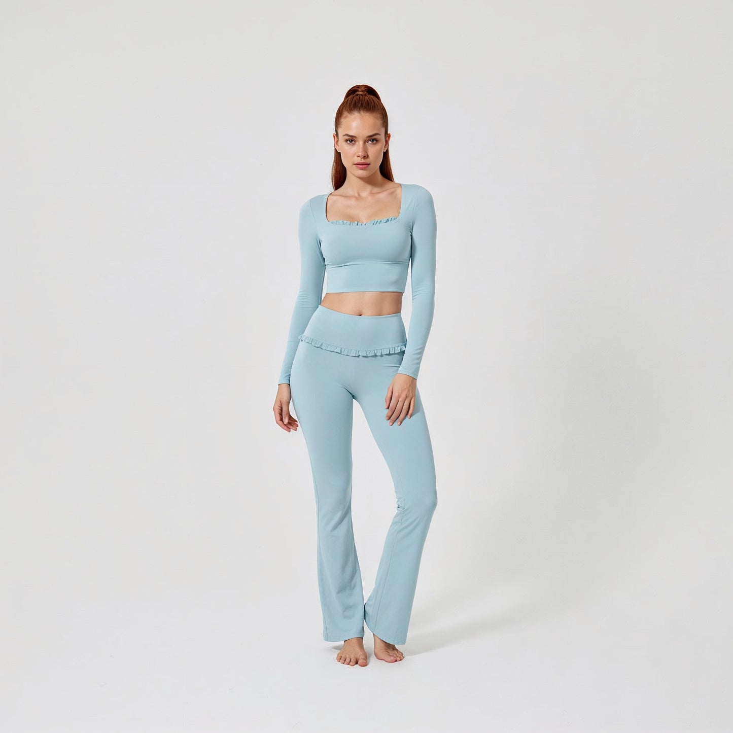 MAGDELENE 2 PIECE RUFFLE SET