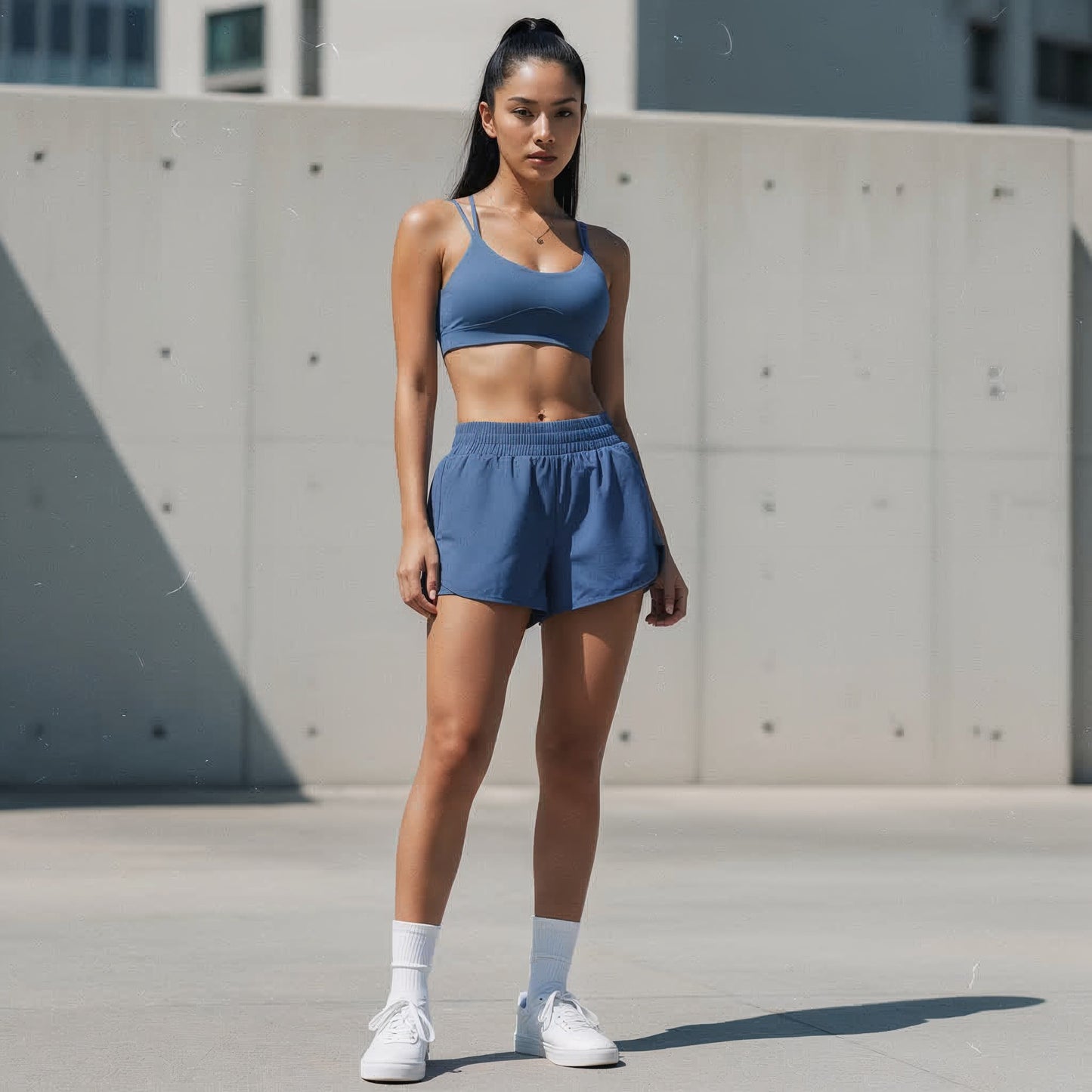 SERAPHINE 2 piece sports bra and Running Short